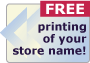 FREE imprint of your store name!