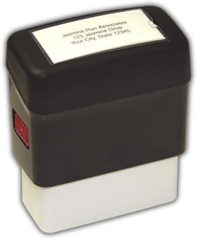 102028, Stamper, Compact size ,Self Inking, Name & Address