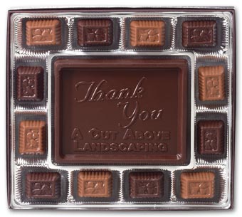 108715, Dark Chocolate Truffle Gift Box - 8 oz. 