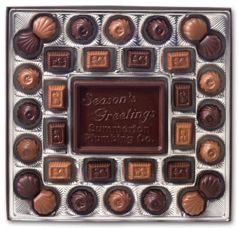 108716, Dark Chocolate Truffle Gift Box - 16 oz.