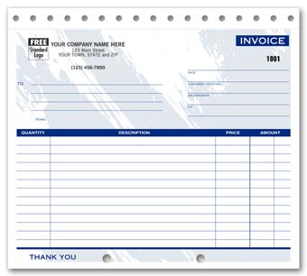 108T, Invoices, Colors, Lined, Small 