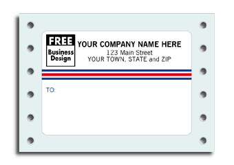 1215, Continuous Small Mailing Label 