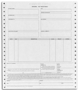12254, Continuous Bill of Lading