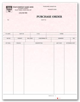 13449G, Laser Purchase Order Parchment 