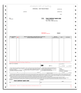 13650, Continuous Bill of Lading 