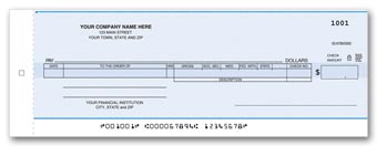 150NC, Payroll/Cash Disbursement Center Check