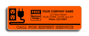 1595, "Call For Expert Service" Electrical Labels,