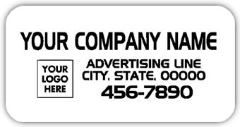 1603, Large Vehicle Sign, 1-ink color with Custom Logo