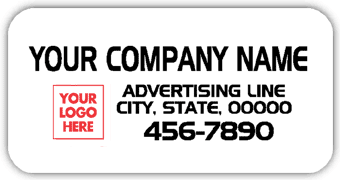 1604, Large Vehicle Sign, 2-ink colors with Custom Logo