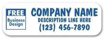 1606, Small Vehicle Sign, 1-ink color with Standard Logo