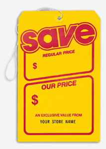 "Save" Price Tag 181