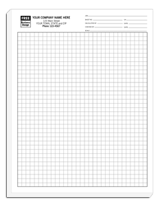 205, Graph Papers, Standard 1/4", Padded
