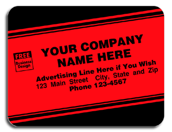353, Tuff Shield Labels, Laminated Paper, Red Fluorescent