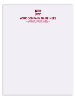3633, Letterhead, Classic Laid, One-Ink Color