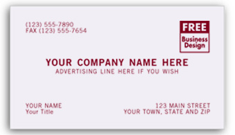 3641, Business Cards, Business Bond Laid, One-ink Color