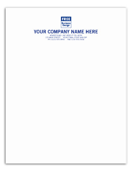 3673, Letterhead, STRATHMORE, One-Ink Color 