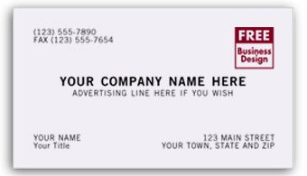 3692, Business Cards, ENVIRONMENT, Two-Ink Colors 