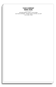 3827, Personalized Notepads, Letterhead Format, Large