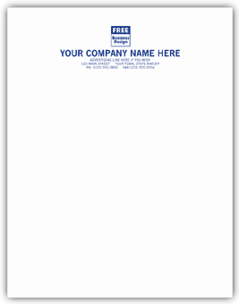 3843, Letterhead, Business Bond Smooth, One-ink Color