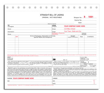 5041, Bills of Lading, Small, Carbonless