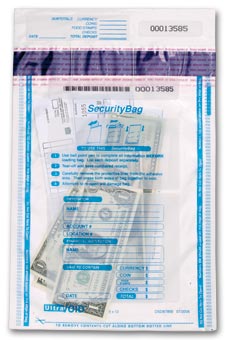 Deposit Bag Clear Single Pocket 53853