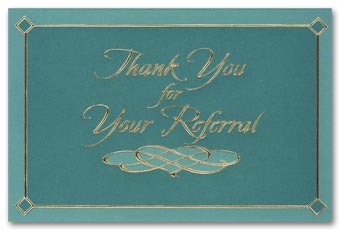 5EX12, Exec Thank You for Reference - Teal