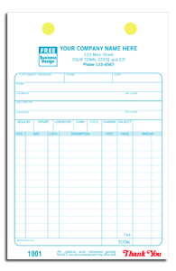 612, Building Materials Register Forms, Classic, Large