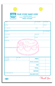 616, Bakery Register Forms, Classic, Large