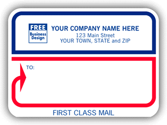 Padded First Class Mailing Label 72