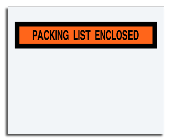 732, Packing List Envelope, Pressure Sensitive Backing 