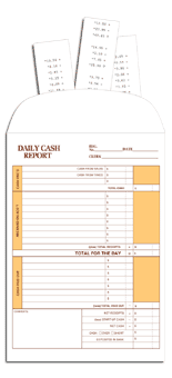 Daily Cash Report Envelope 757