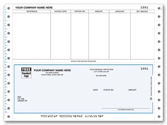 DCB210, Continuous Bottom Accounts Payable Check