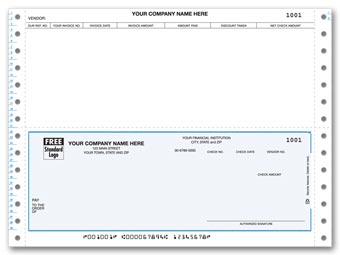 DCB211, Continuous Bottom Accounts Payable Check 