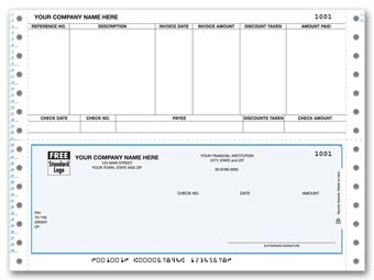 DCB212, Continuous Bottom Accounts Payable Check