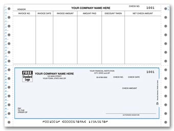 DCB228, Continuous Bottom Accounts Payable Check