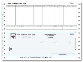 DCB244, Continuous Bottom Accounts Payable Check