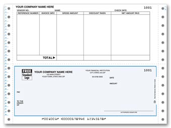 DCB275, Continuous Bottom Accounts Payable Check 