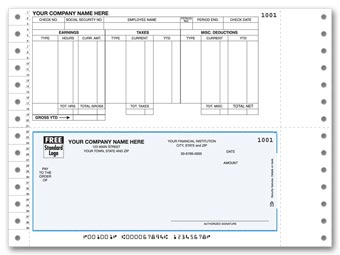 DCB305, Continuous Payroll Check 