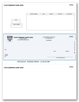 DLM201, Laser Middle Accounts Payable Check
