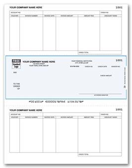 DLM210, Laser Middle Accounts Payable Check