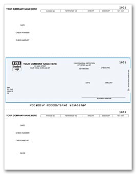 Laser Middle Accounts Payable Check DLM219