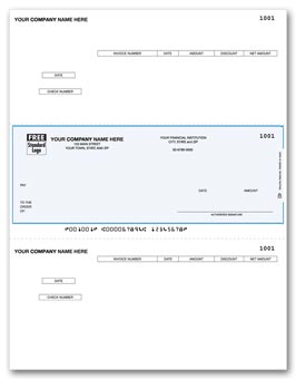 DLM229, Laser Middle Accounts Payable Check 