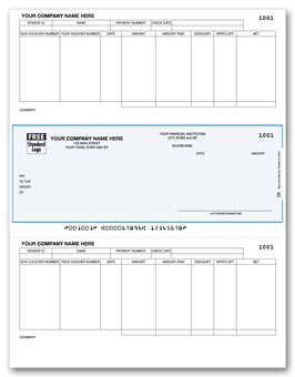 DLM231, Laser Middle Accounts Payable Check