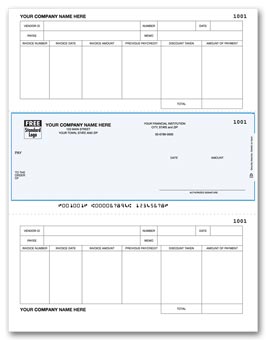 DLM261, Laser Middle Accounts Payable Check 