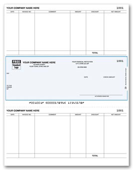 Laser Middle Accounts Payable Check DLM265