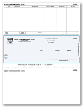 DLM267, Laser Middle Accounts Payable Check