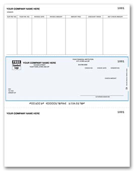 DLM273, Laser Middle Accounts Payable Check 