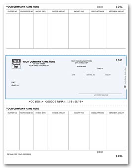 DLM274, Laser Middle Accounts Payable Check 