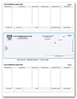 DLM275, Laser Middle Accounts Payable Check