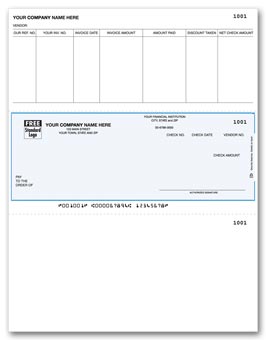 DLM279, Laser Middle Accounts Payable Check